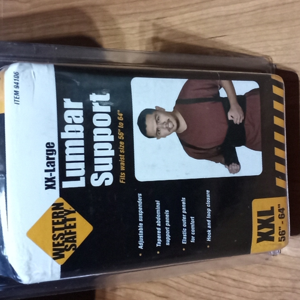 New Western Safety lumbar support-XXL